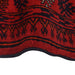 handcrafted Bokhara rug, interior decor rug,