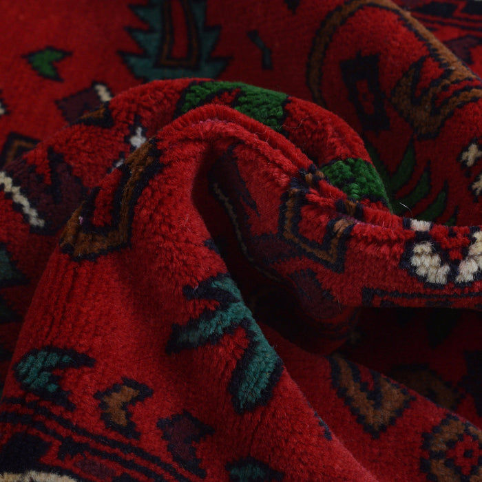 Bokhara Runner Rug, Handcrafted Afghan Rug, 