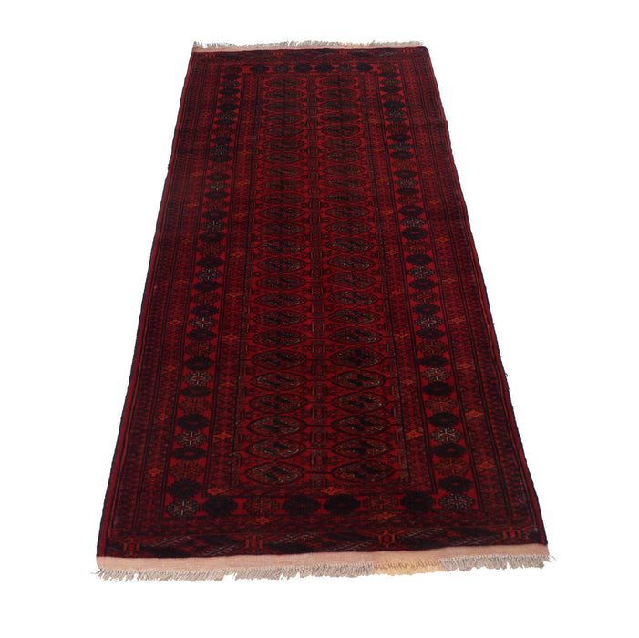 Hand Knotted Wool Runner Rug, Timeless Elegance, 