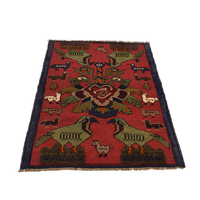 Hand-Knotted, War Rug,
