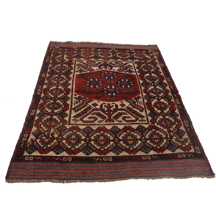 wool area rug, Afghan crafts, 