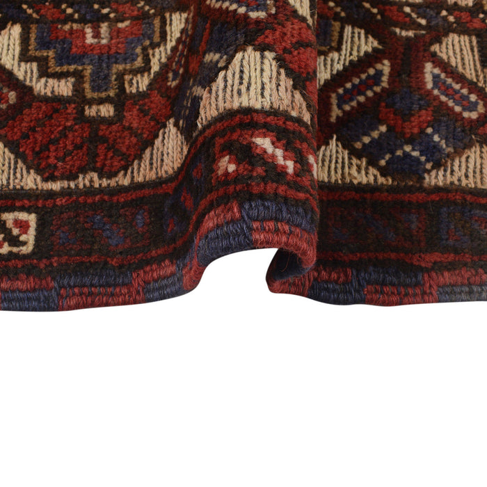 Afghan wool rug, Pashtun artisans, 