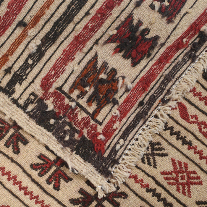 detailed Afghan rug patterns, 