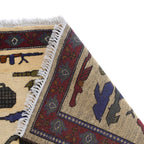 Afghan Tribal Heritage War Weapons Story Carpet 4x2.7 ft