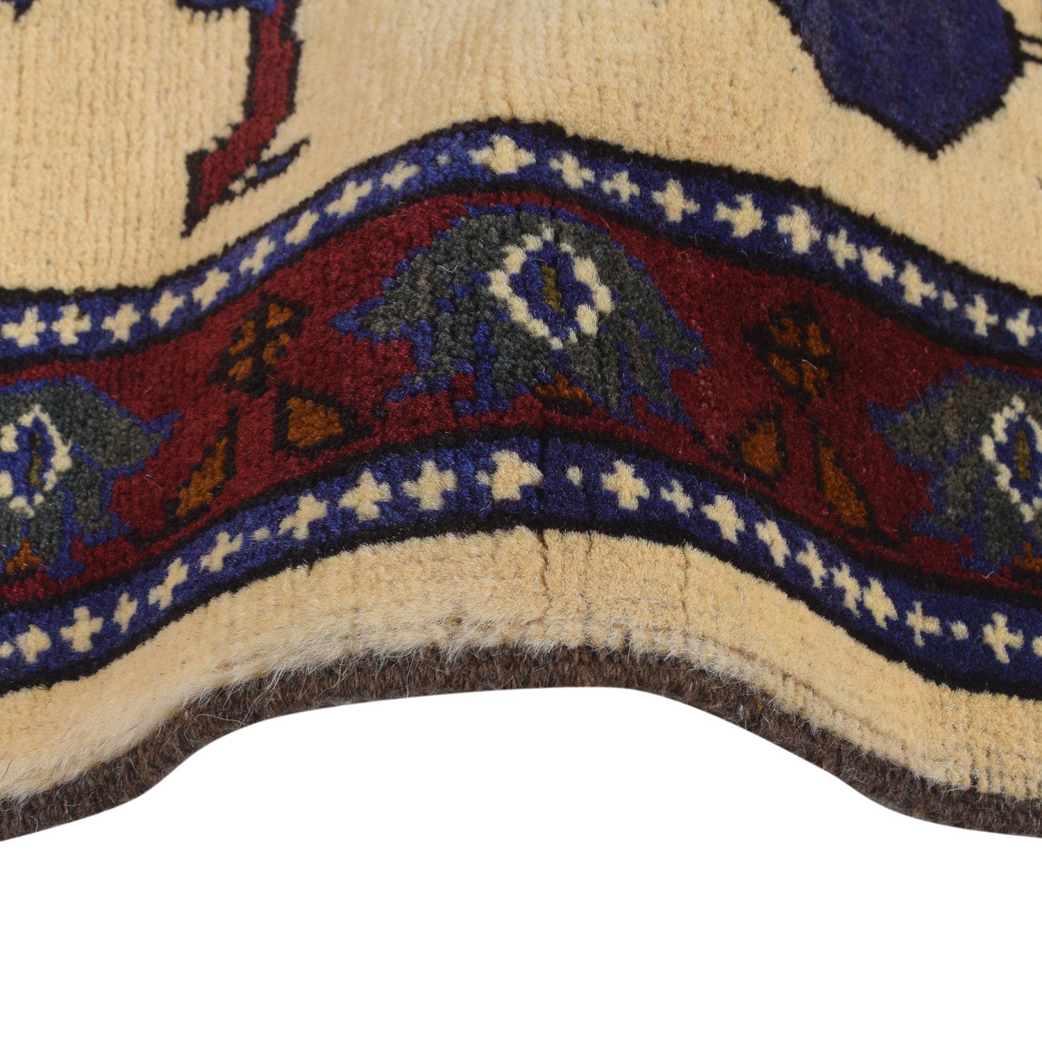 Afghan Tribal Heritage War Weapons Story Carpet 4x2.7 ft