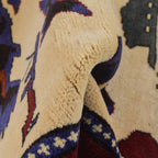 Afghan Tribal Heritage War Weapons Story Carpet 4x2.7 ft