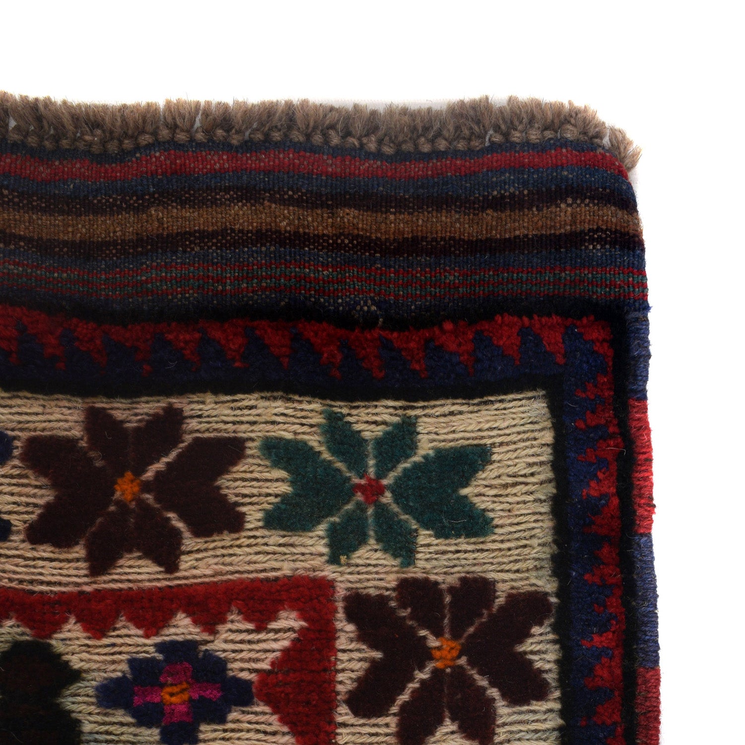 Handmade Afghan Weapons Rug 4.4x2.6 ft