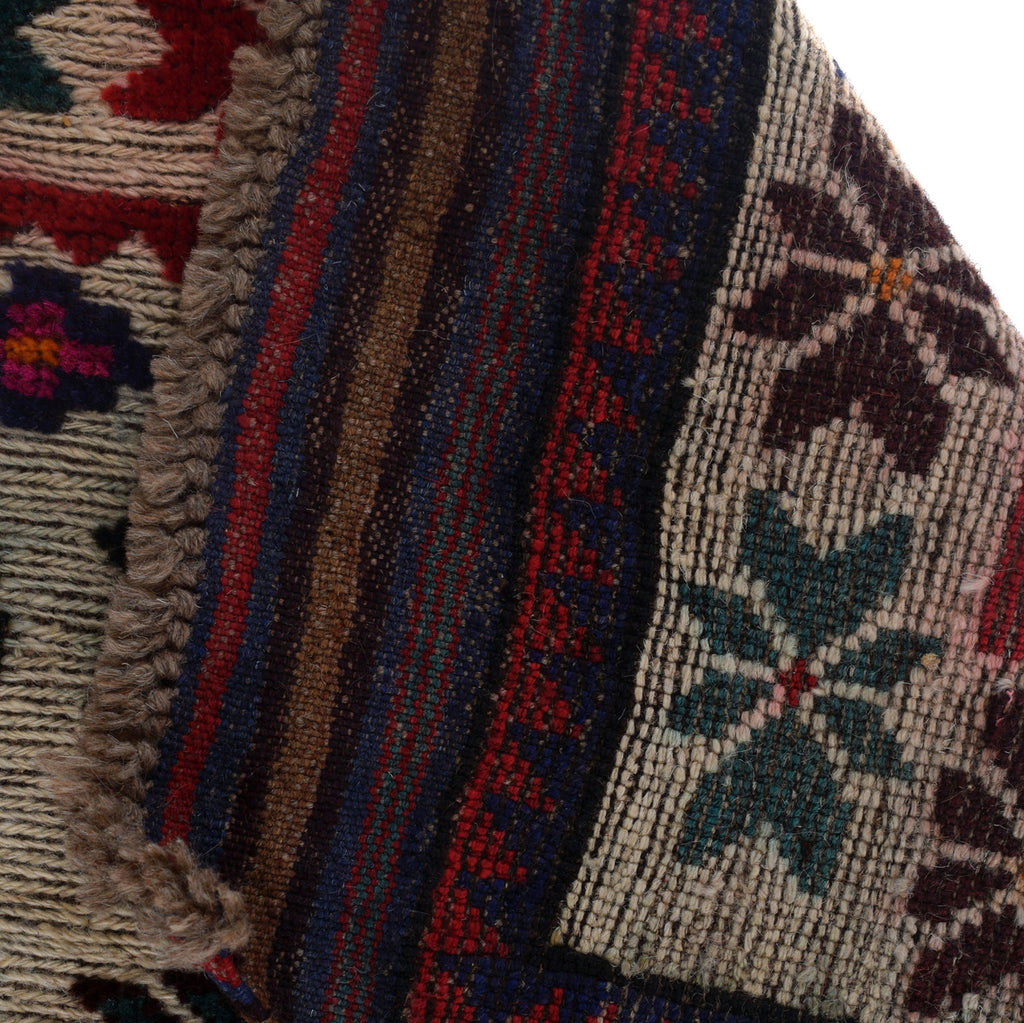 Handmade Afghan Weapons Rug 4.4x2.6 ft