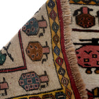 Cultural Storytelling Weapons Carpet 4.2x2.5 ft