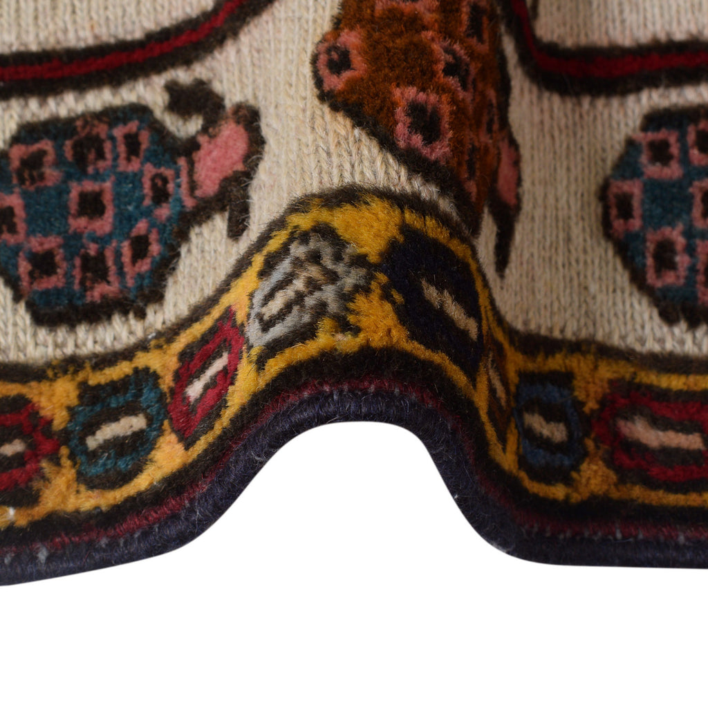 Cultural Storytelling Weapons Carpet 4.2x2.5 ft