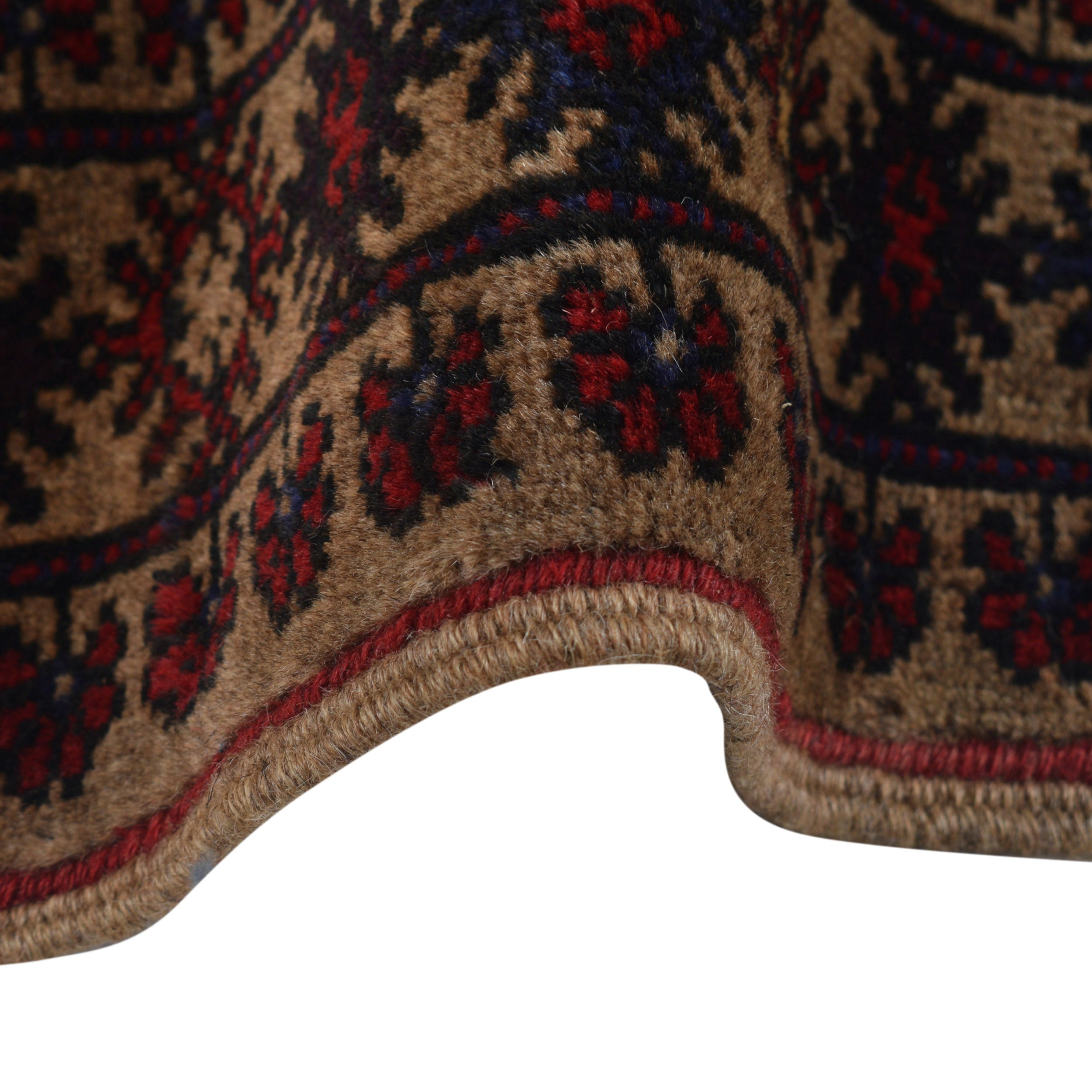 Handwoven Afghan War Scene Rug 8.7x6.4 ft