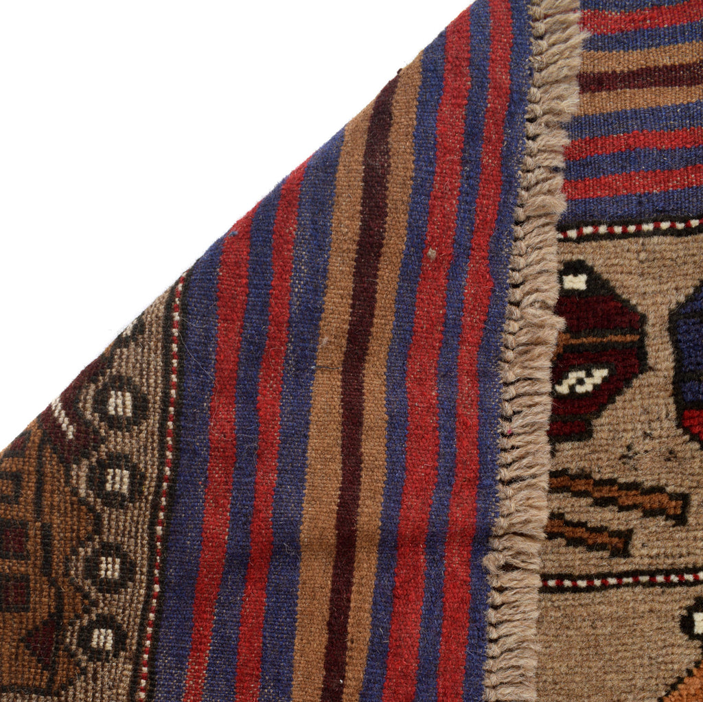 Handcrafted Tribal War Weapons Carpet 6.3x3.9 ft