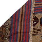 Handcrafted Tribal War Weapons Carpet 6.3x3.9 ft