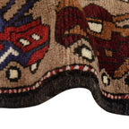 Handcrafted Tribal War Weapons Carpet 6.3x3.9 ft