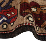 Handcrafted Tribal War Weapons Carpet 6.3x3.9 ft