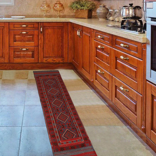 Hand-Knotted,  Afghanistan Runner Rug, Traditional Crafts, 