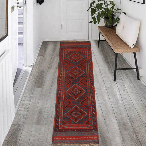 Hand-Knotted,  Afghanistan Runner Rug, Traditional Crafts, 