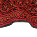 handwoven Bokhara rug, Pashtun women artisans, 