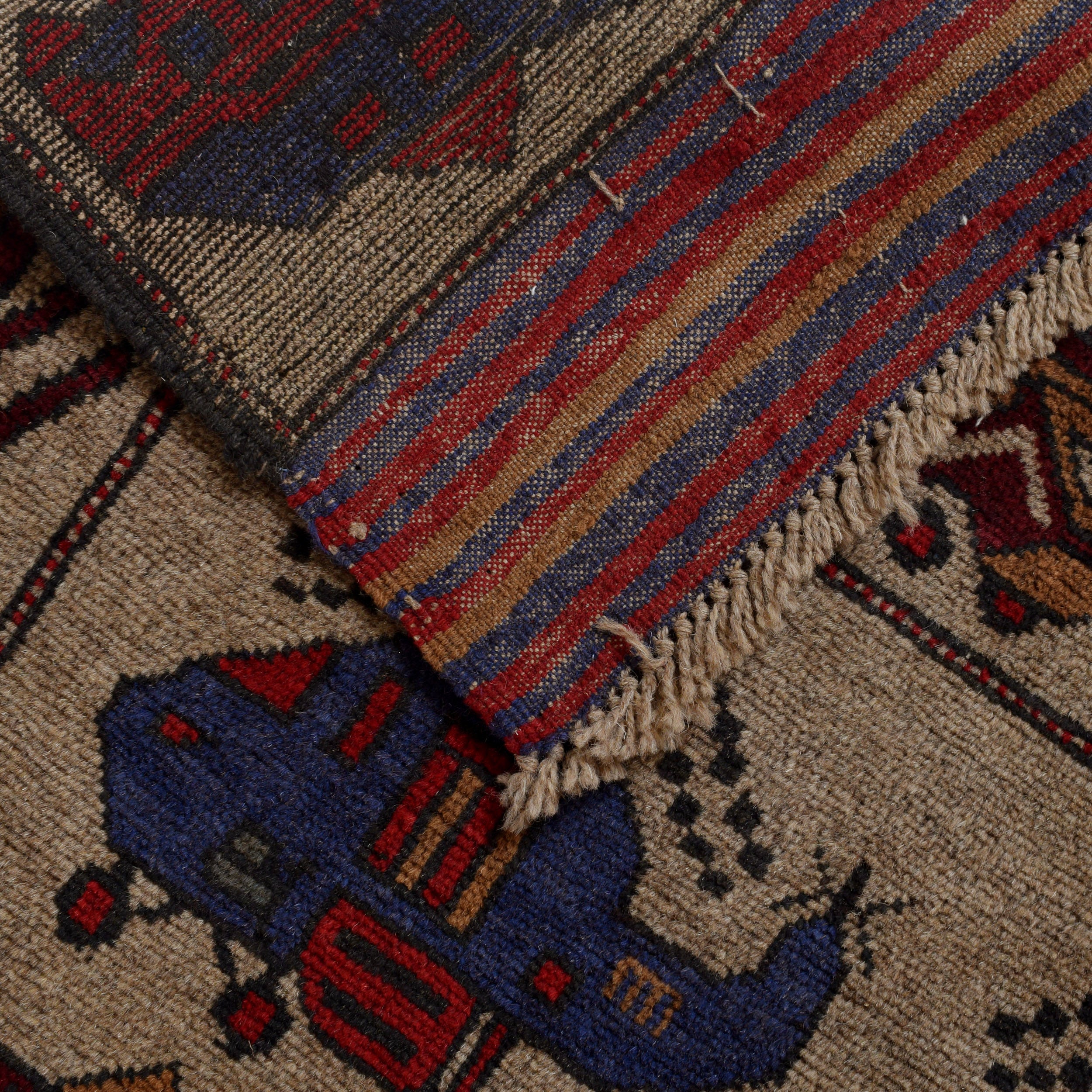 Afghan War Weapons Story Carpet 6.2x4.2 ft
