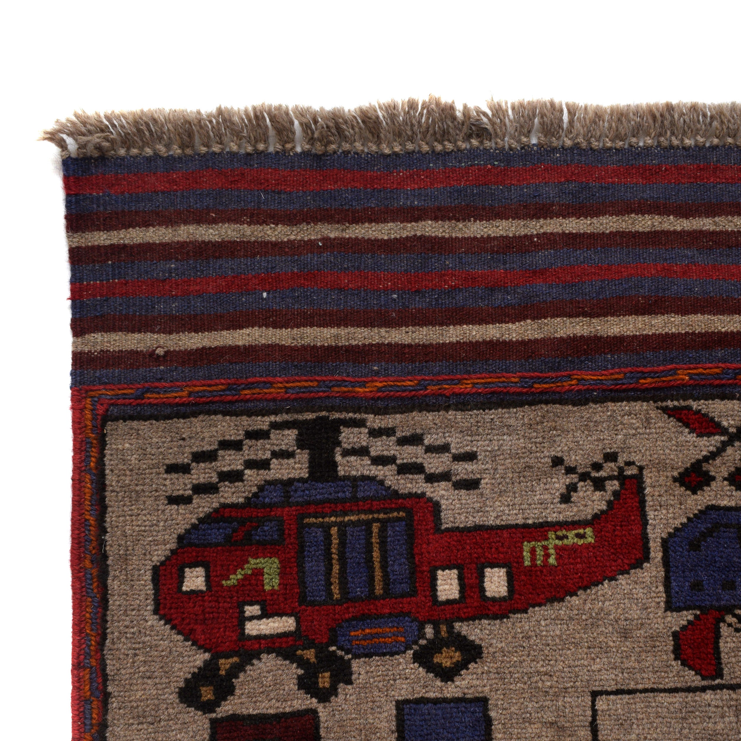Heritage Afghan War Tanks Rug 6.2x4.3 ft