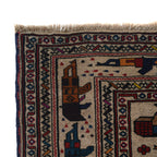 Authentic Afghan Battle Story War Weapons Rug 8.9x6.6 ft