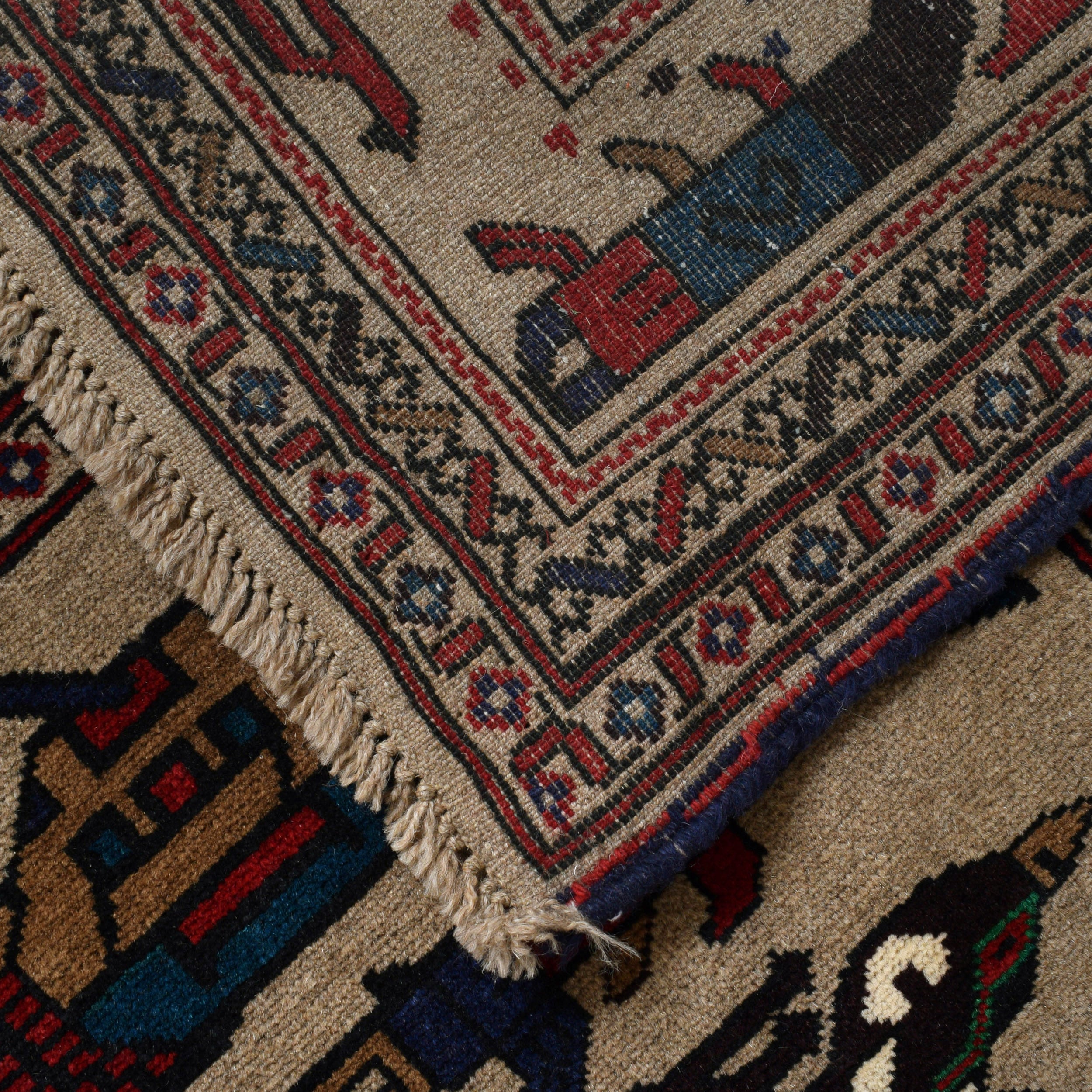 Collector Afghan War Heritage Carpet 9.1x6.3 ft