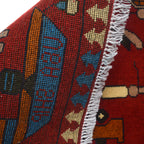 Afghan Russian & Ukrainian War Rug 4.8x3.3 ft