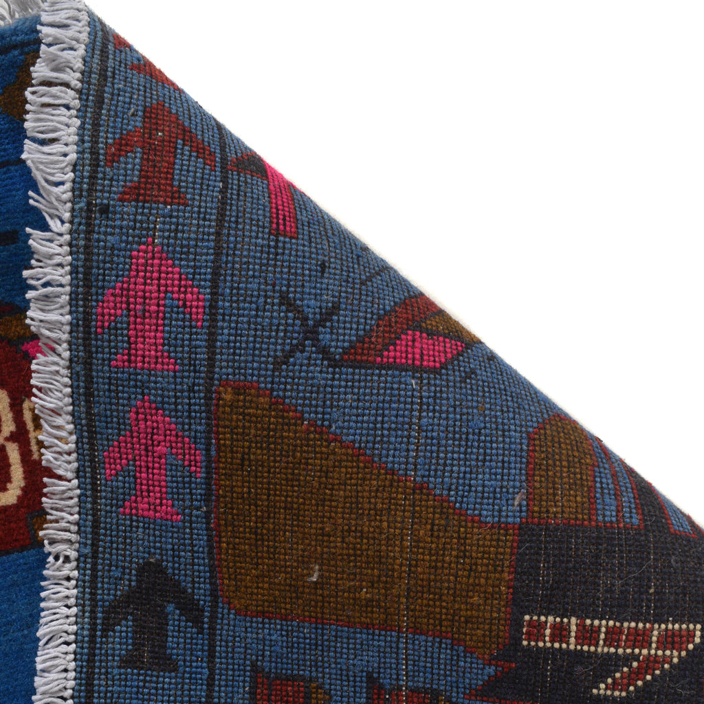 Tribal Storytelling War AK-47 Carpet 5x3.4 ft