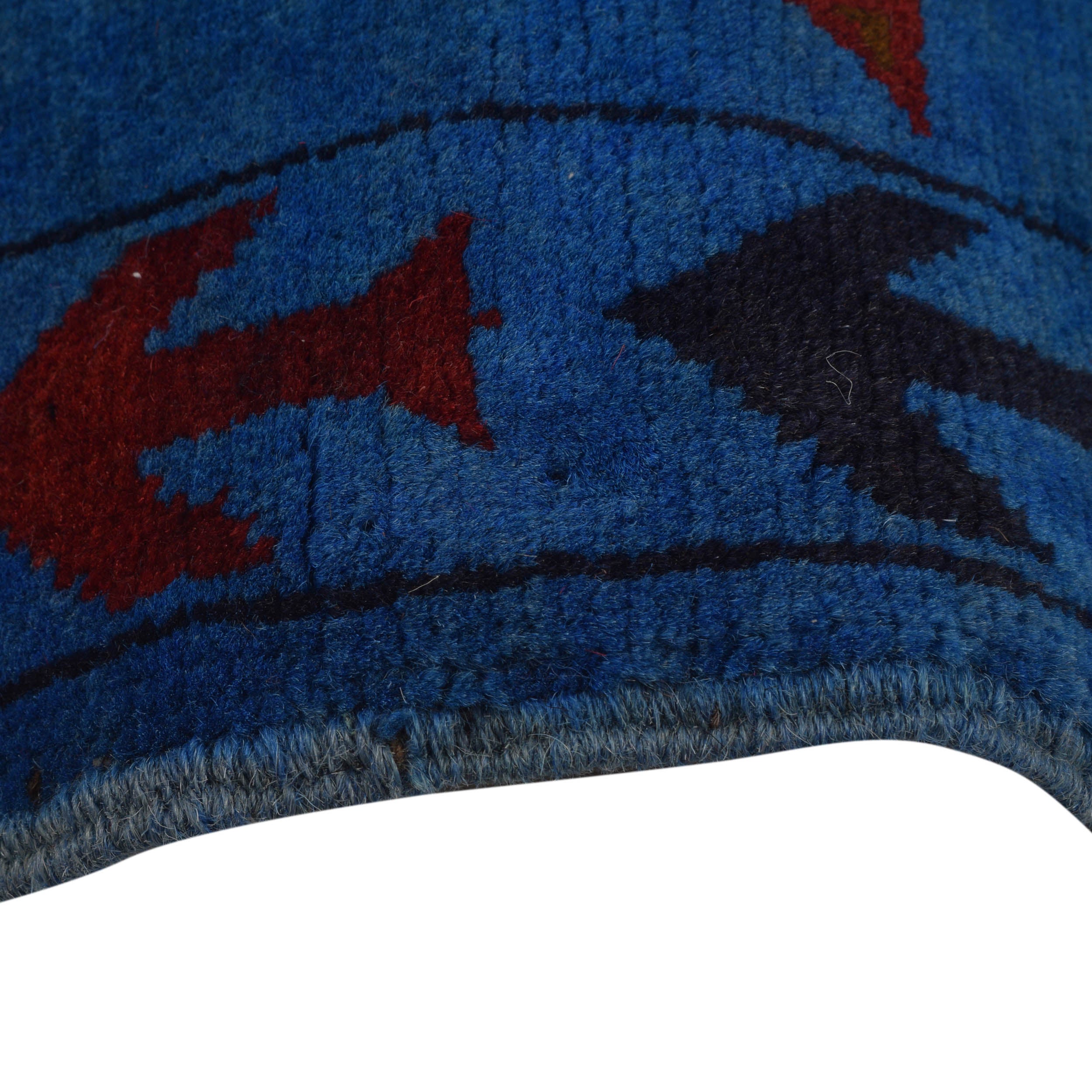 Tribal Storytelling War AK-47 Carpet 5x3.4 ft