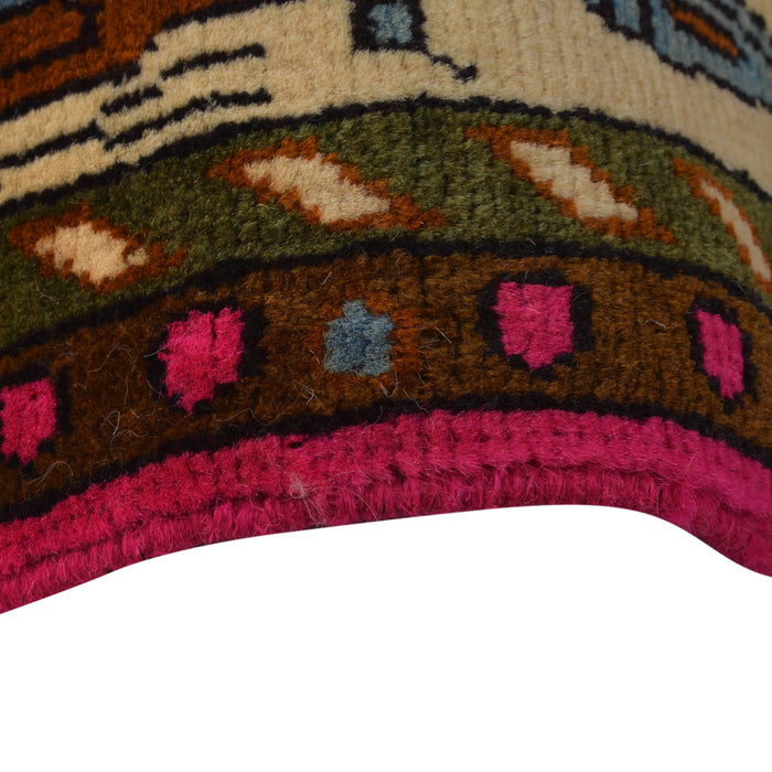 Authentic Afghan Battle Tanks Rug 4.9x3.2 ft