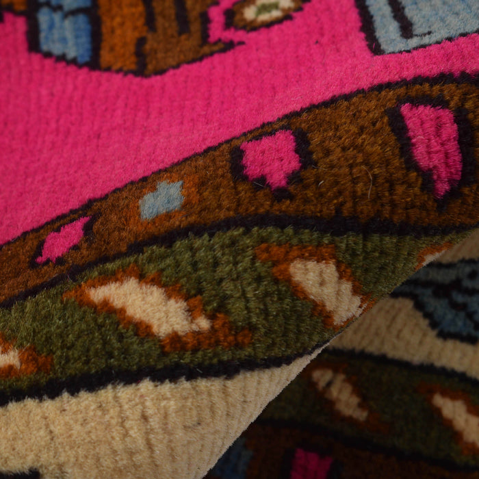 Authentic Afghan Battle Tanks Rug 4.9x3.2 ft