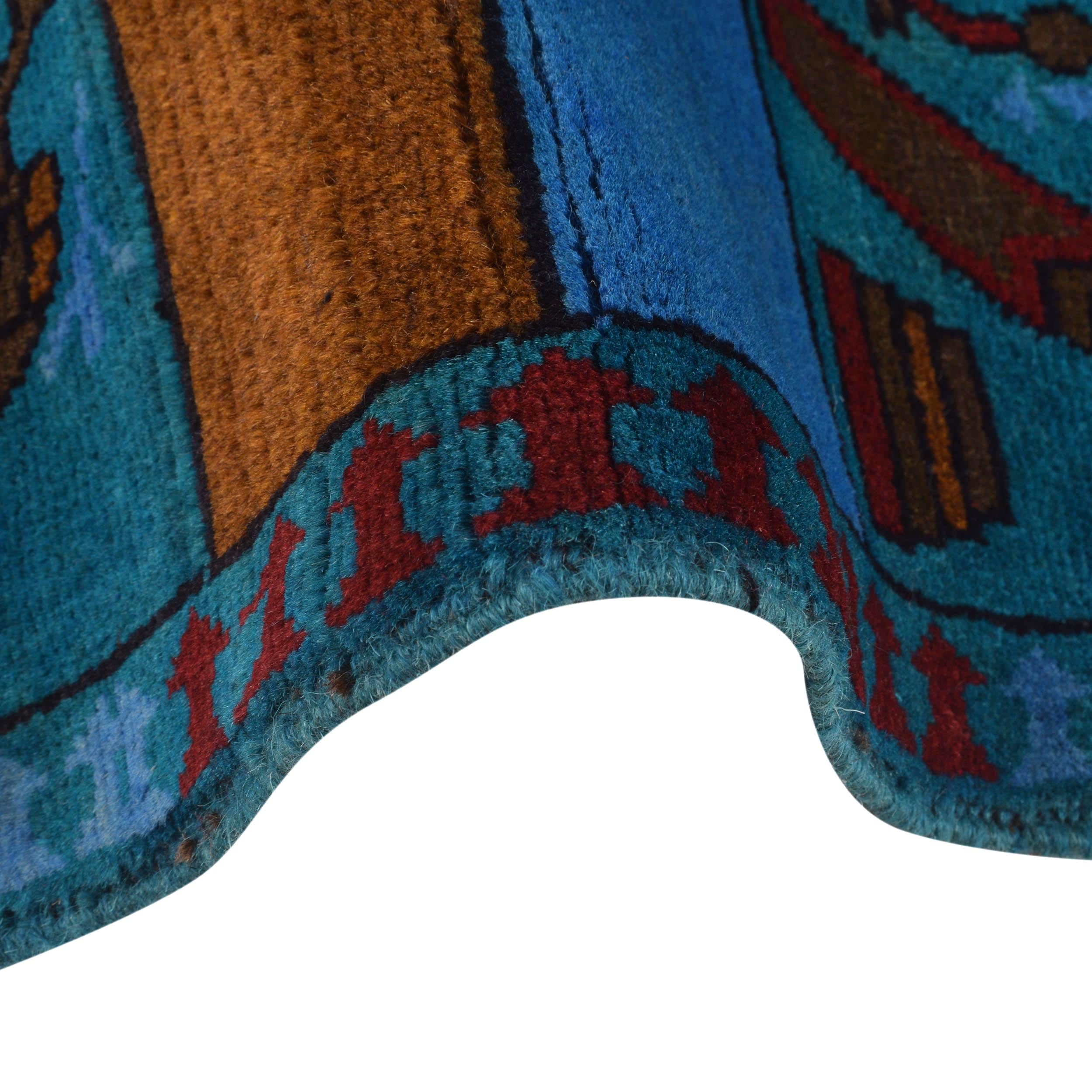 Artisan Crafted War Weapons Carpet 3.9x2.6 ft