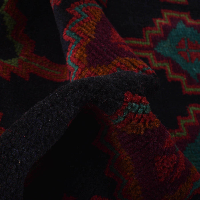 Afghan ethnic rug, high-quality Afghan rug, unique Baloch rug design, 