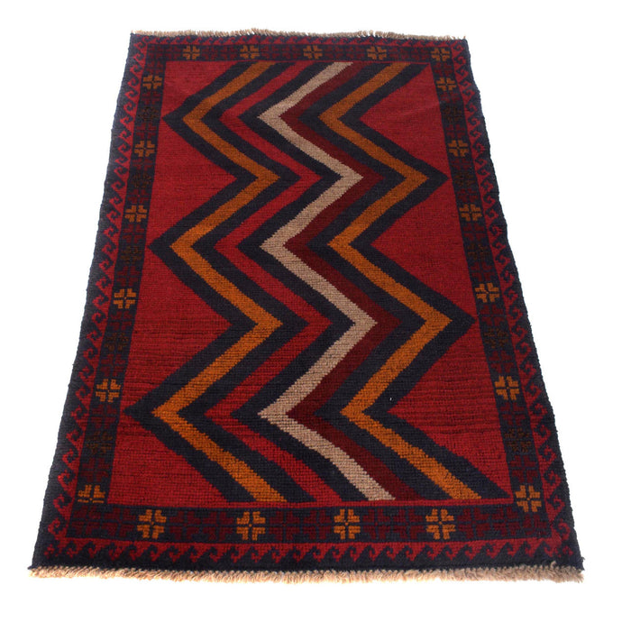 Afghan tribal rug, Baluchi wool carpet, Afghan home decor, 