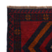 Baluchi area rug, artisanal Afghan carpet, woolen Afghan rug, 