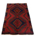 handcrafted Baluchi rug, Afghan tribal rug, Baluchi wool carpet, 