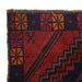 Afghan handmade wool rug, ethnic Baluchi rug, Afghan living room rug.