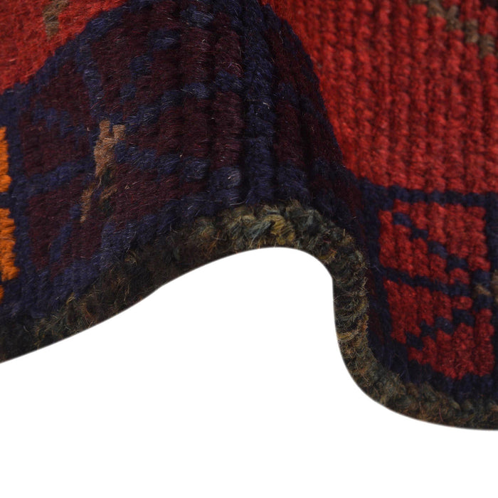 handmade Afghan rug, vintage Baluchi rug, 