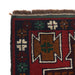 Afghan rug for accents, Afghan wool floor rug, Baluchi rug for interiors