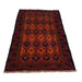 Balochi area rug, Afghan handmade rugs, tribal wool rug, 