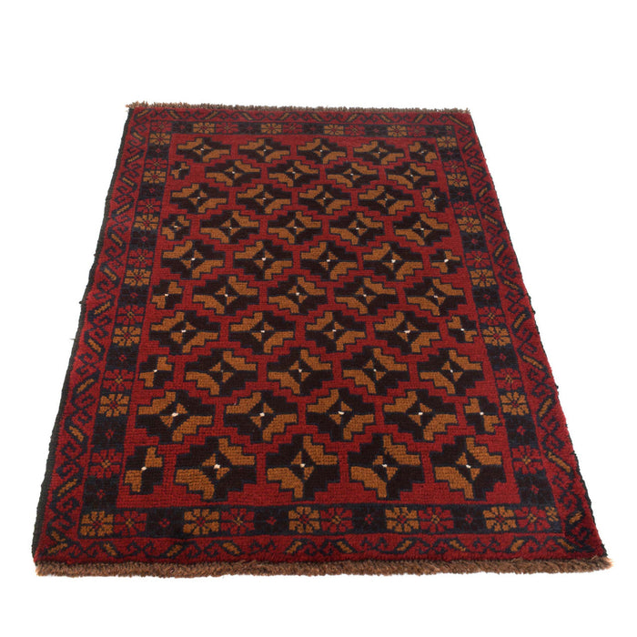 Balochi area rug, Afghan handmade rugs, tribal wool rug, 