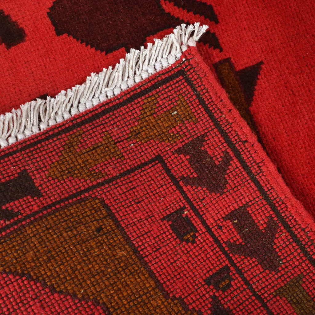 Handmade Afghan War Weapons Rug 4.2x2.6 ft