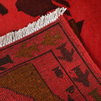 Handmade Afghan War Weapons Rug 4.2x2.6 ft