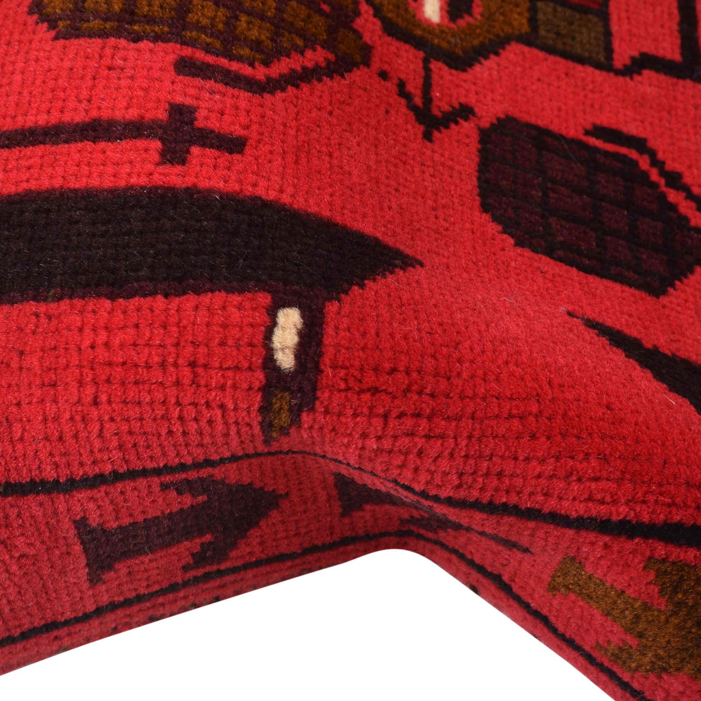 Handmade Afghan War Weapons Rug 4.2x2.6 ft