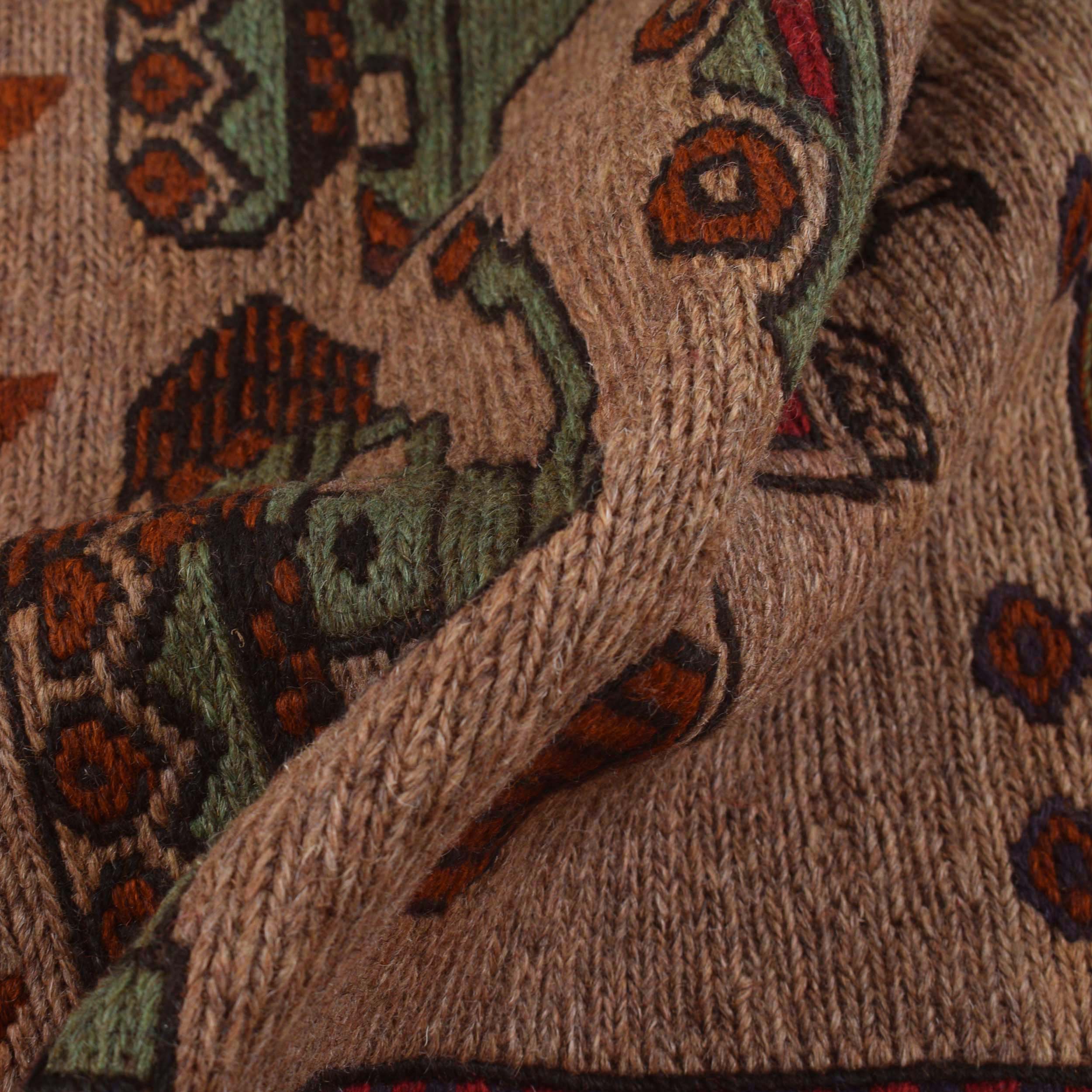 Historical Afghan War Tanks & Helicopter Carpet 4.4x2.5 ft