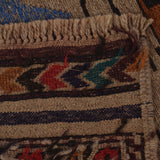 Artisan Handwoven War Helicopter Rug 4.3x3 ft