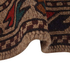 Artisan Handwoven War Helicopter Rug 4.3x3 ft