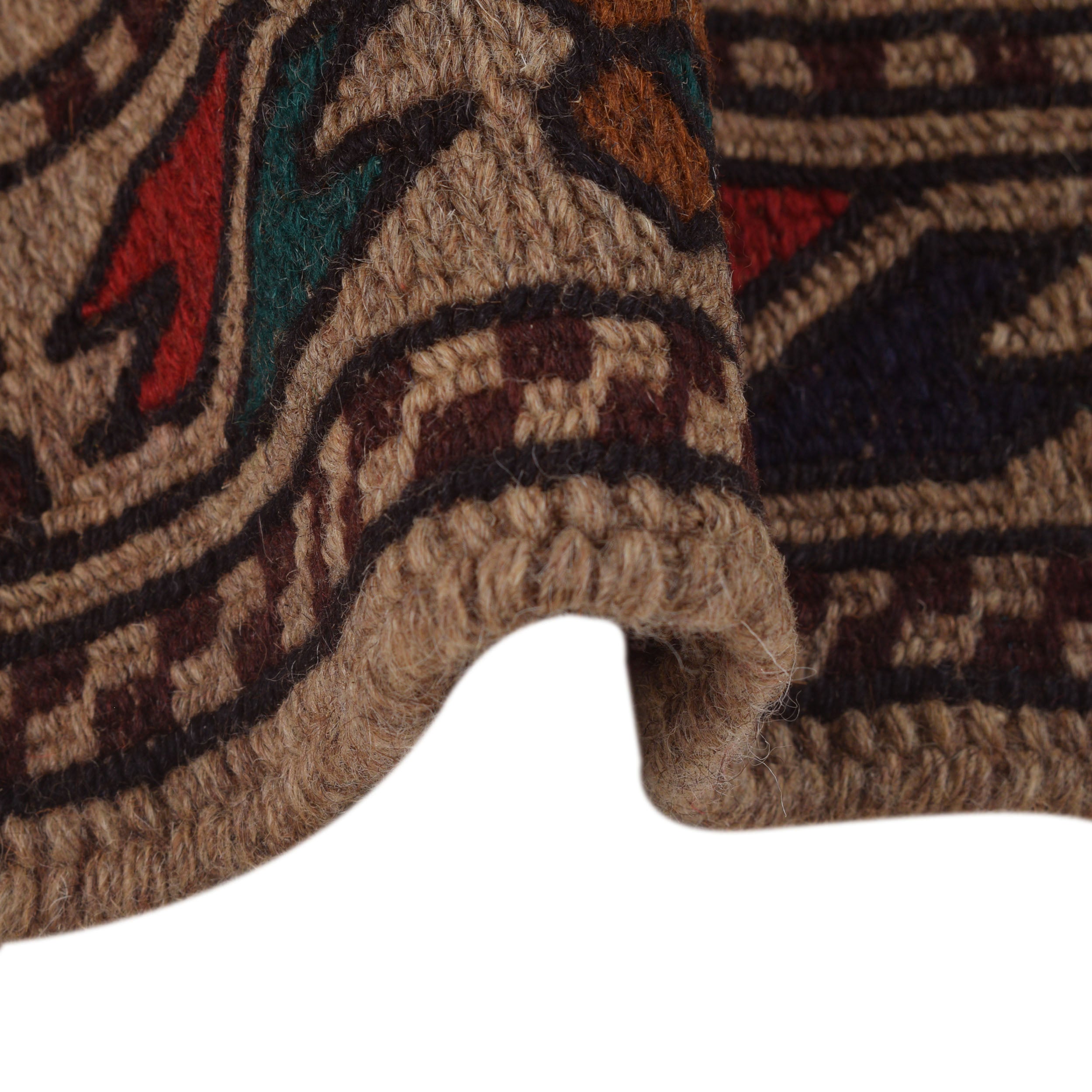 Artisan Handwoven War Helicopter Rug 4.3x3 ft