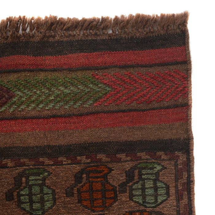 Vintage Battle Scene Carpet 4.3x3.4 ft
