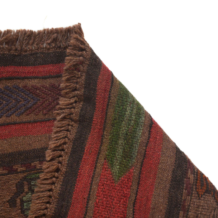 Vintage Battle Scene Carpet 4.3x3.4 ft